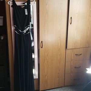 Black/White Evening Dress